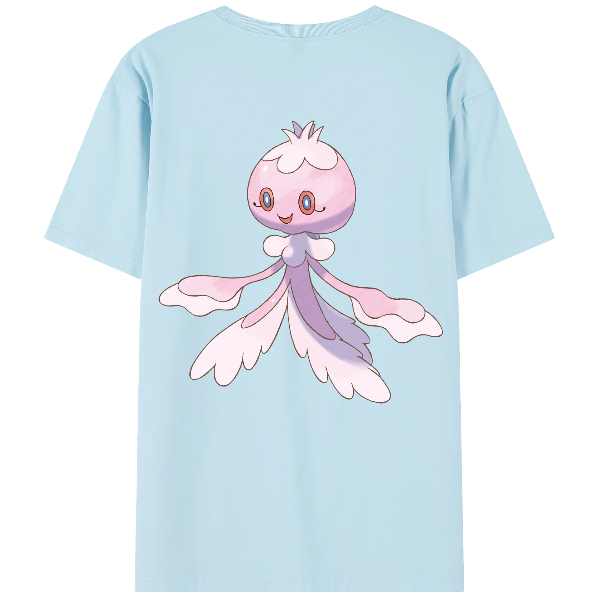 （画像用） ポケットモンスター Pokémon 綿100％半袖Tシャツ（背面プリント）